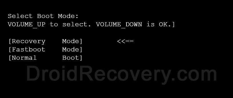 Zuum Akus P1 Recovery Mode and Fastboot Mode