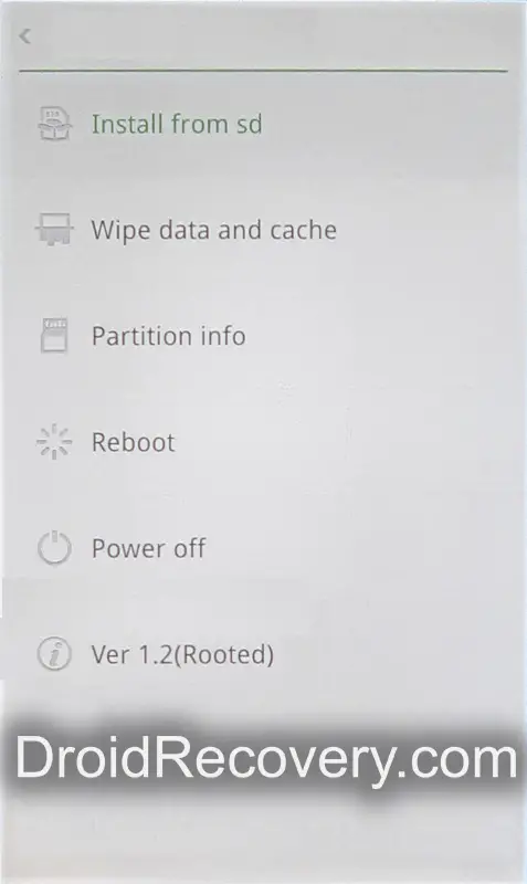 Oppo Mirror 5 Recovery Mode and Fastboot Mode