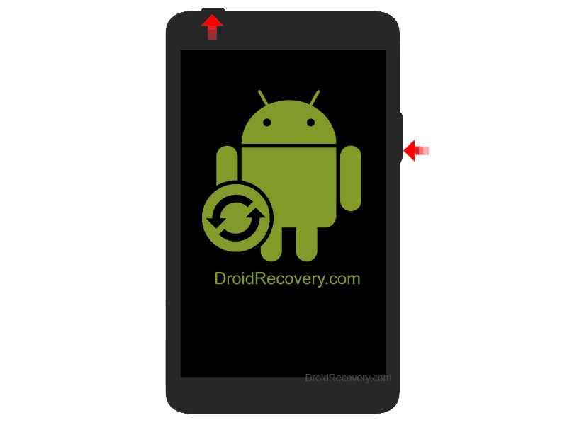 Alcatel 8000 One Scribe Easy Touch Recovery Mode and Fastboot Mode