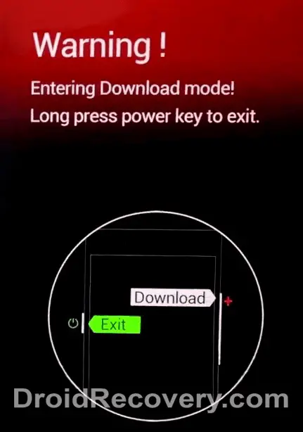 Alcatel Zip LTE Recovery Mode and Fastboot Mode