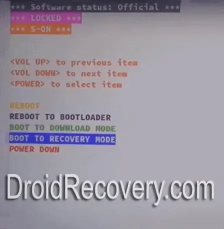 HTC Bolt 2PYB2 Recovery Mode and Fastboot Mode