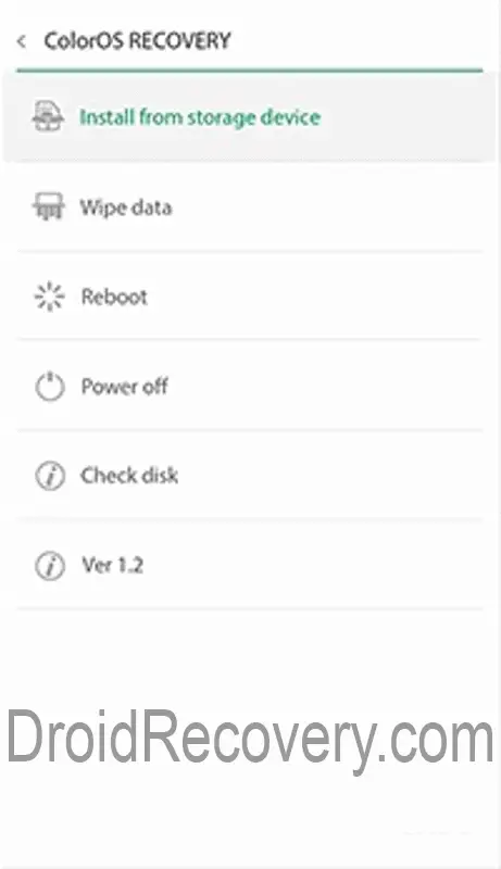 Realme C1 (2019) Recovery Mode and Fastboot Mode