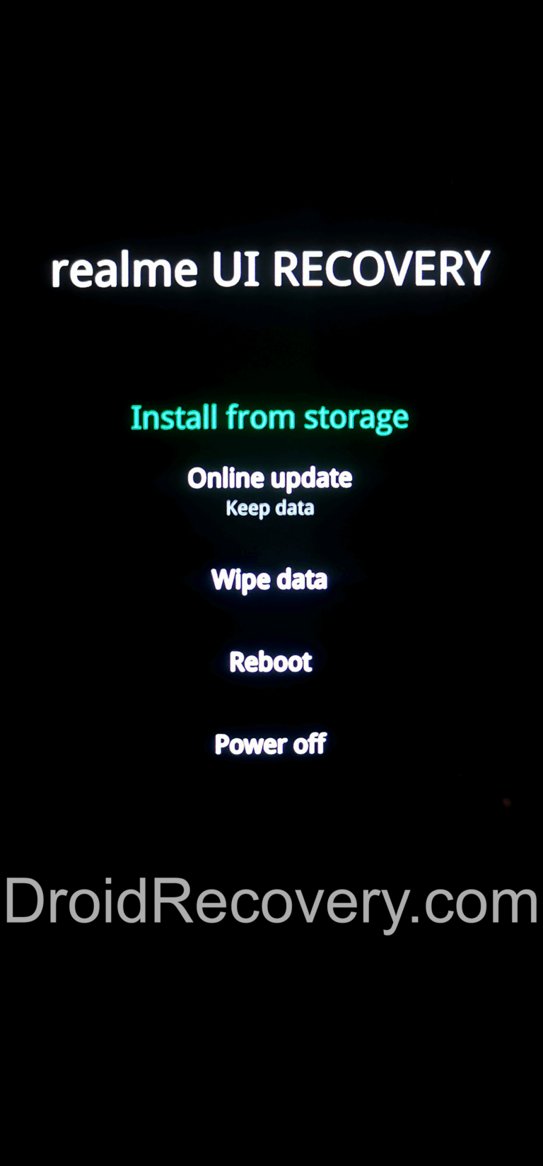 adb mode realme