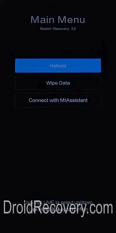 Xiaomi 10 (2022) Recovery Mode and Fastboot Mode